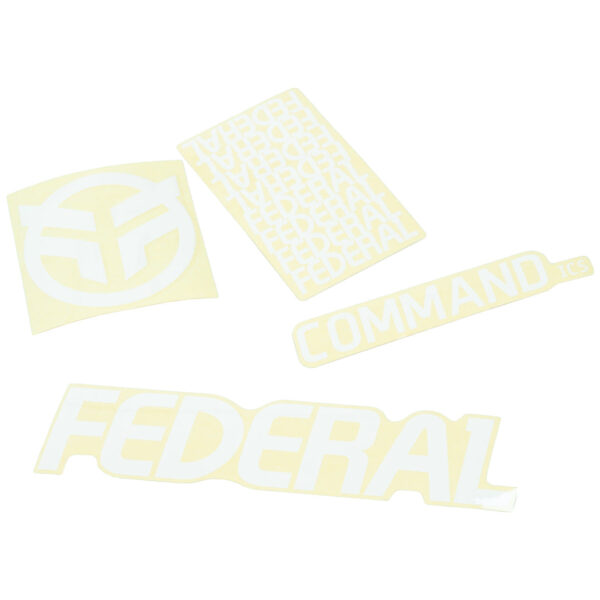 Набір наклейок на раму Federal BMX Command ICS - білий