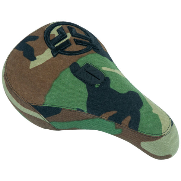 Сидіння Federal BMX Mid Pivotal Logo Seat - Camo з Camo Base і рельєфною чорною вишивкою