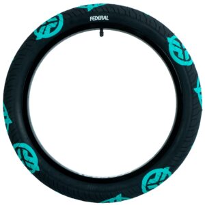 Покришка Federal BMX Command LP 20" - чорна з блакитними логотипами 2,40"