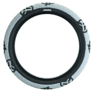 Покришка Federal BMX Command LP 20" - сіра з чорними логотипами та боковими стінками 2,40"