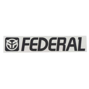 Наклейка Federal BMX 170mm Die Cut - чорна