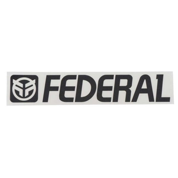 Наклейка Federal BMX 170mm Die Cut - чорна