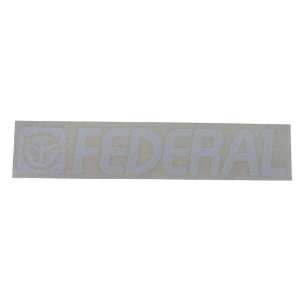 Наклейка Federal BMX 170mm Die Cut - біла