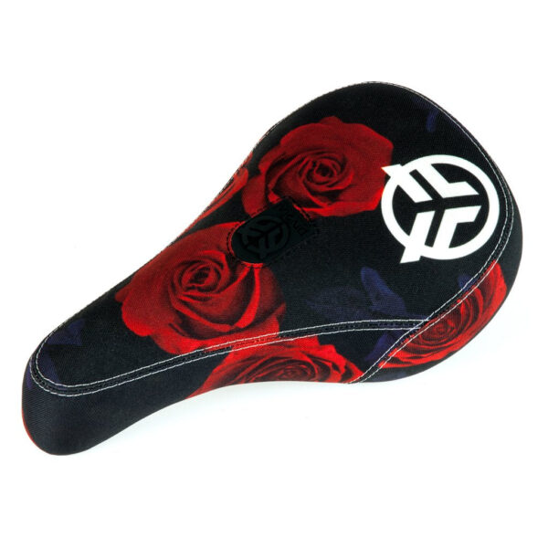 Сидіння Federal BMX Mid Pivotal Roses - чорно-червоне з білим логотипом