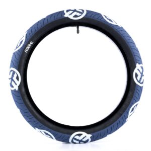 Покришка Federal BMX Command LP 20" - синя з білими логотипами та чорною боковиною 2,40"